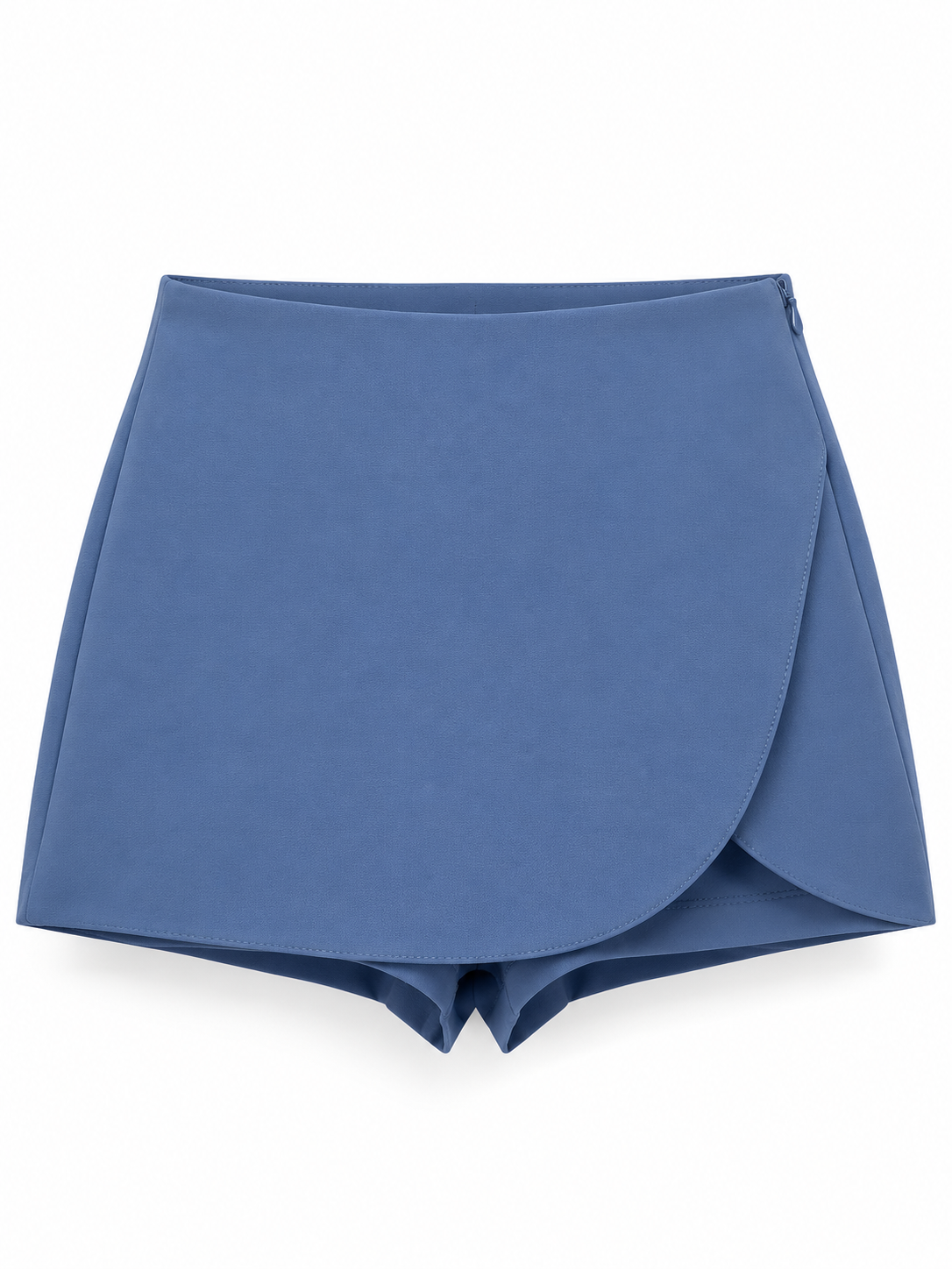 ASYMMETRIC Skort in Blau – Produktansicht