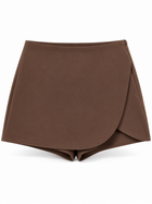 Damen Skort in Wickeloptik mit hohem Bund