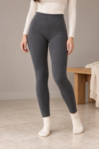 Gefütterte Damen Winterleggings mit Fleece und hohem Bund
