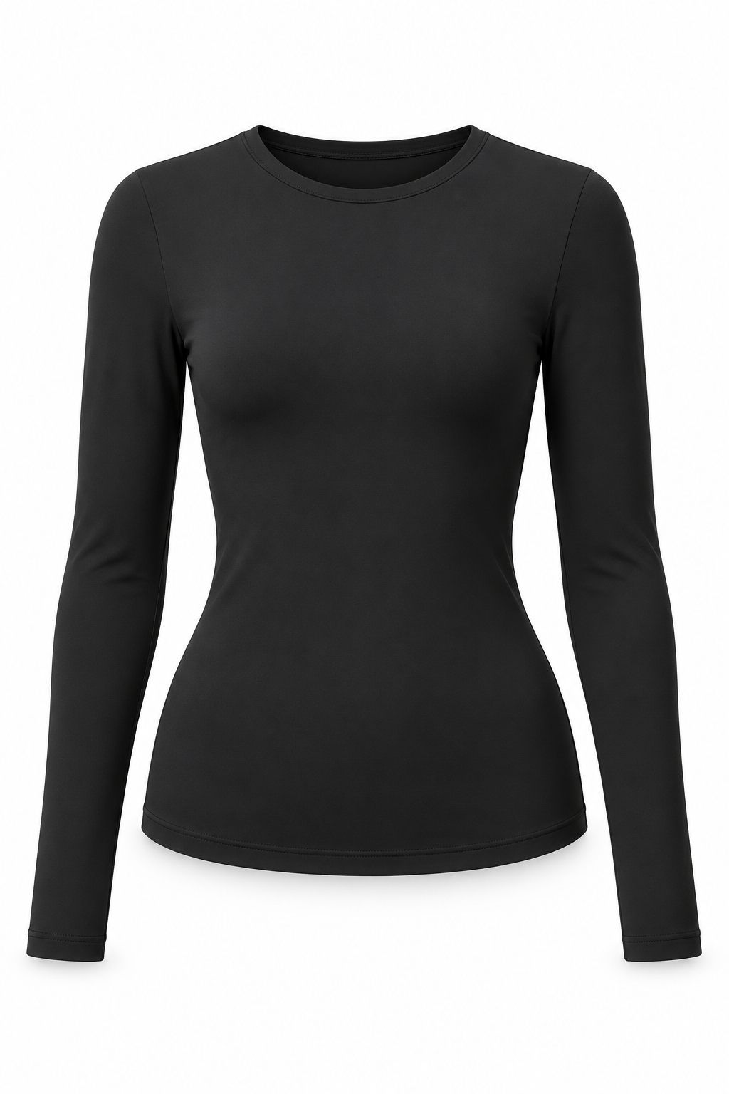 Damen Sport-Langarmshirt mit Rundhalsausschnitt
